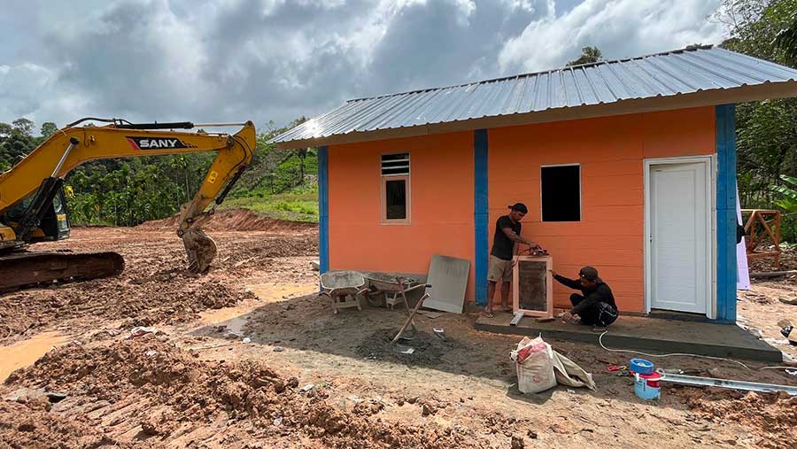 Pemerintah bangun Hunian Tetap di Tapanuli Utara. (Dok. BNPB)