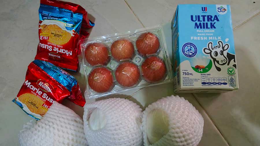 Menu MBG saat libur sekolah. (Dok. Ist)