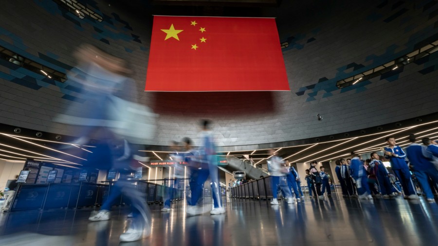 Ilustrasi Bendera China dan upaya negara tersebut mendorong pengembangan startup bidang teknologi. Bloomberg