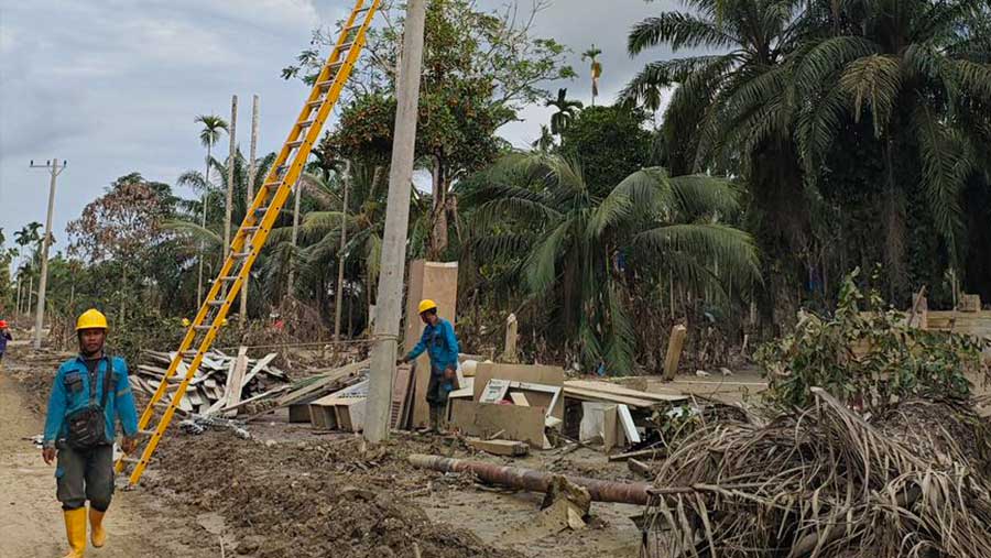 Pemulihan Tanpa Jeda, Listrik Pascabencana di Sumatra 98 Persen Tersambung (Dok. PLN)