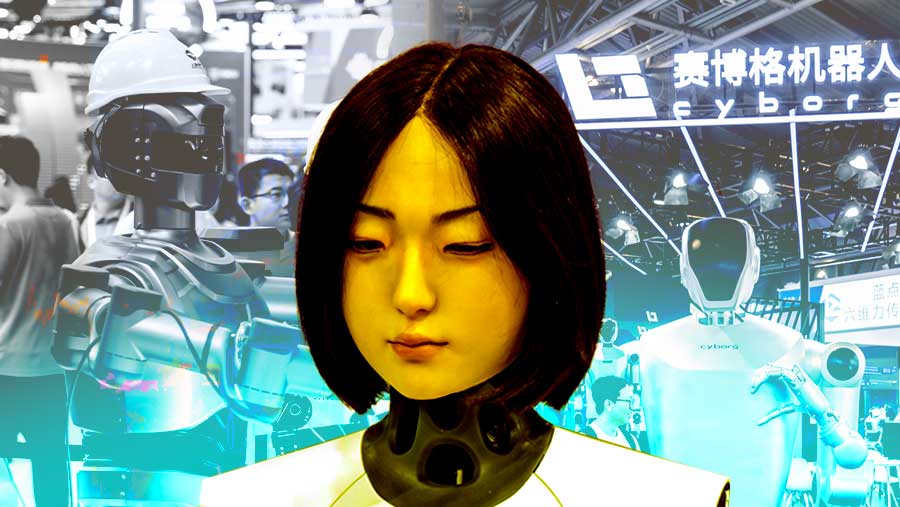 Ilustrasi Studi potensi AI dalam menggantikan peran pekerjaan manusia (Diolah)