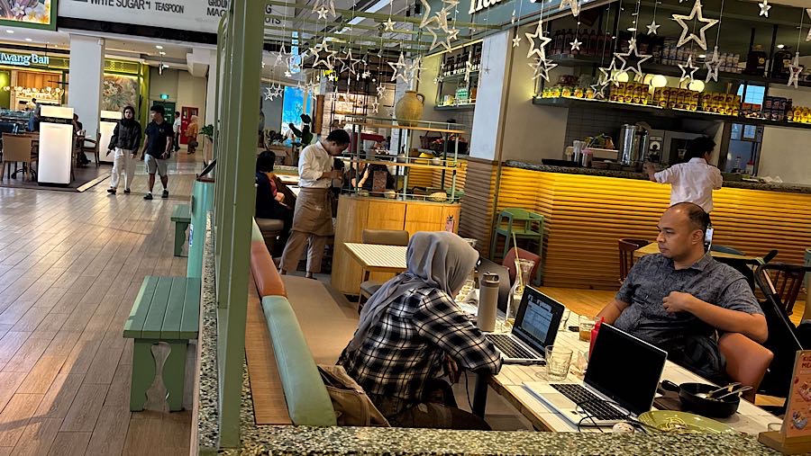 Program belanja nasional guna menciptakan momentum pergerakan keluarga yang sejalan dengan libur anak sekolah. (Bloomberg Technoz/Andrean Kristianto)