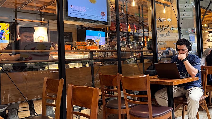 Kampanye ini juga sejalan dengan program ‘BINA Indonesia Great Sale 2025: Wisata Belanja di Indonesia’ (Bloomberg Technoz/Andrean Kristianto)