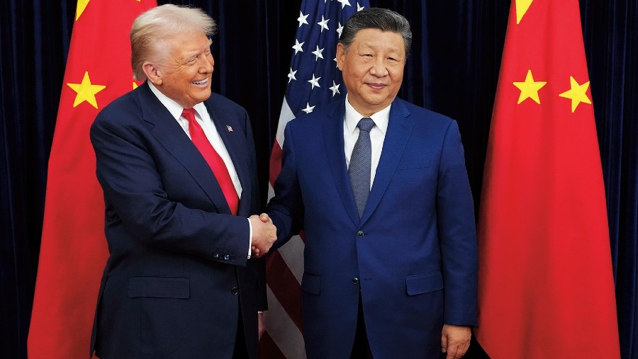 Donald Trump & Xi Jin Ping. Sumber: Bloomberg