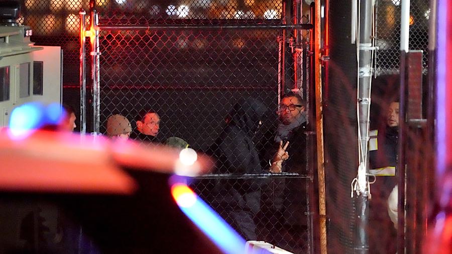 Mantan Presiden Venezuela Nicolas Maduro tiba di Westside Heliport di New York, AS, Sabtu (3/1/2026). (Adam Gray/Bloomberg)