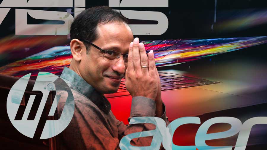 Acer, Asus, hingga HP Terima Untung Proyek Chromebook Nadiem (Diolah)