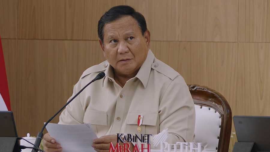 Taklimat Awal Tahun Presiden Republik Indonesia, Hambalang, 6 Januari 2026 (Tangkapan layar YouTube Sekretariat Presiden)