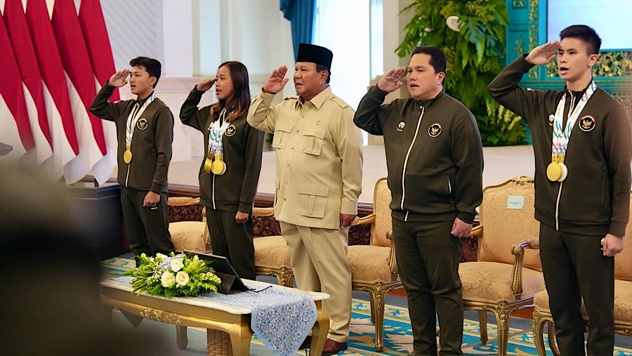 Bonus tersebut diberikan atas perjuangan para peraih medali SEA Games 2025 Thailand. (dok. BRI)