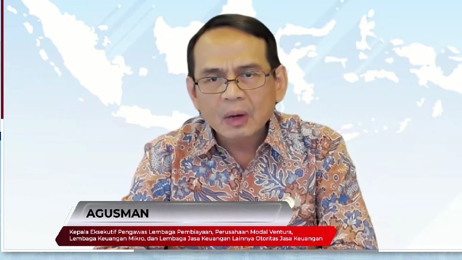 Anggota Dewan Komisioner Bidang PVML OJK, Agusman. Dok: Otoritas Jasa Keuangan