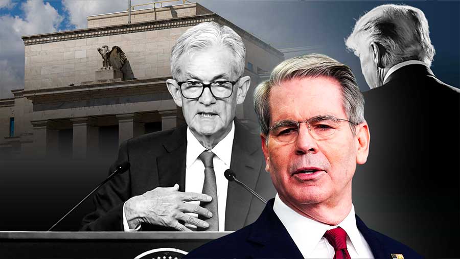 Menkeu AS Bessent Trump Akan Umumkan Pengganti Powell Bulan Ini. (Diolah dari Berbagai Sumber)