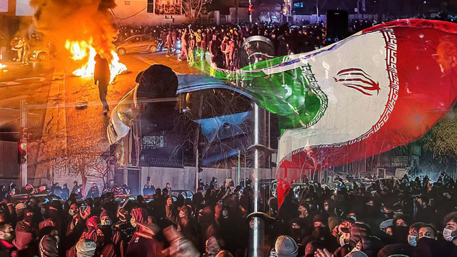 Iran Memanas, 544 Orang Tewas, 10 Ribu Lainnya Ditahan dalam Protes (Foto: Diolah dari Berbagai Sumber)