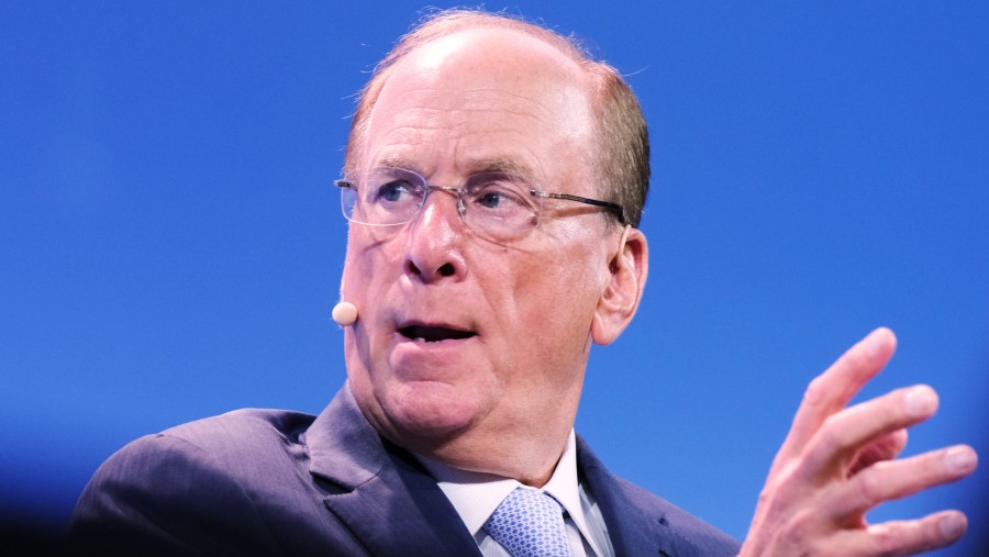 CEO Blackrock Larry Fink.  F. Carter Smith/Bloomberg