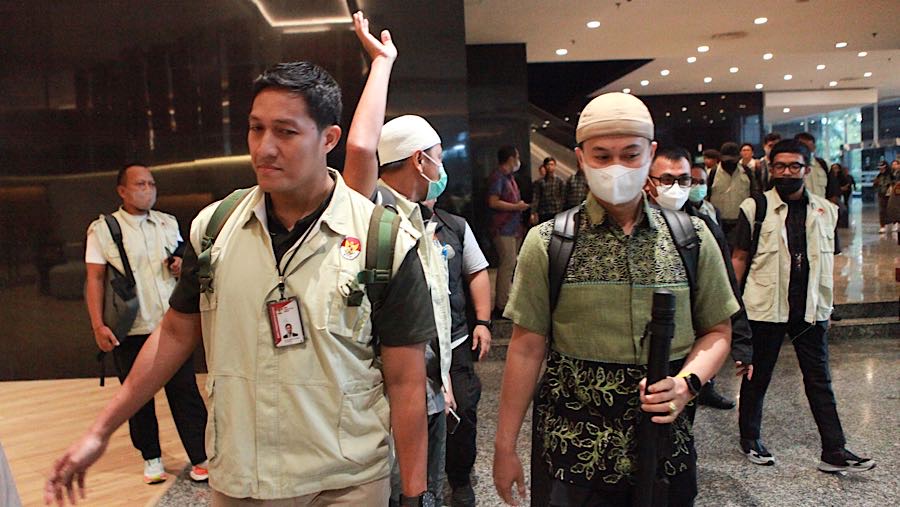 Penggeledahan berkaitan dugaan tindak pidana korupsi terkait pemeriksaan pajak pada Direktorat Jenderal Pajak Kementerian Keuangan periode 2021-2026.