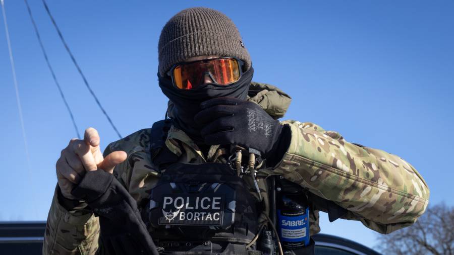 Agen Imigrasi dan Bea Cukai (ICE). (Bloomberg)