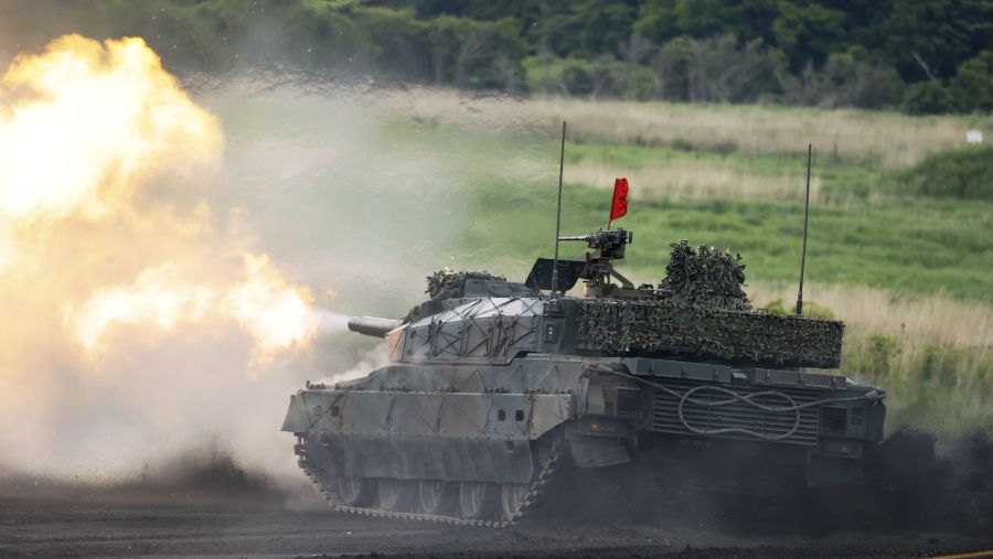 Latihan militer. (Bloomberg)