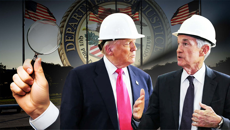 Trump Tegaskan Tak Copot Powell di Tengah Investigasi DOJ (Foto: Diolah dari Berbagai Sumber)