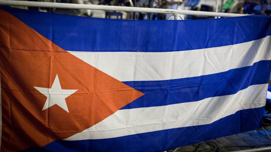 Bendera Kuba. (Lisette Poole/Bloomberg)