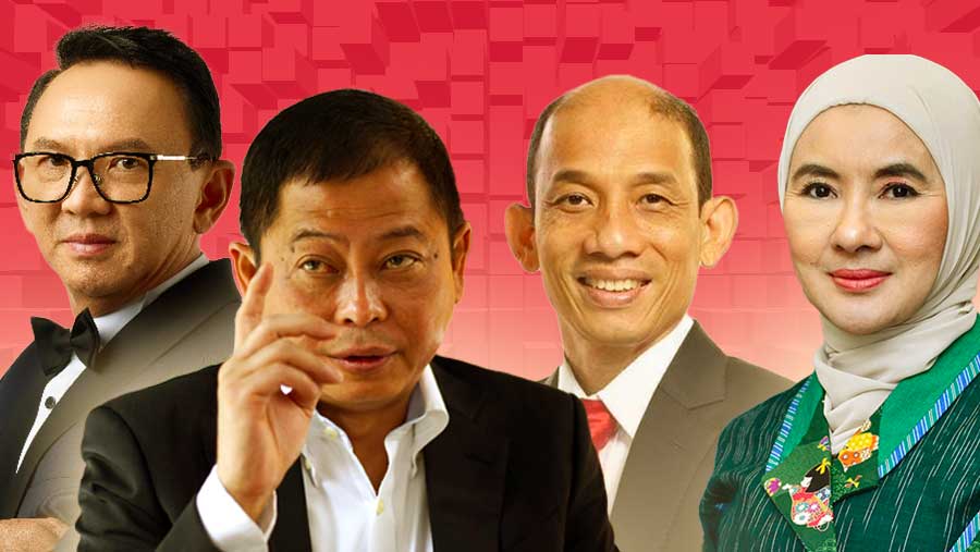 Ignasius Jonan, Arcandra Tahar,  Basuki Tjahaja Purnama dan Nicke Widyawati (Diolah berbagai sumber)