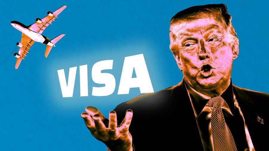 Daftar 75 Negara Terdampak Pengetatan Visa AS, Berlaku 21 Januari (Bloomberg Technoz/Asfahan)