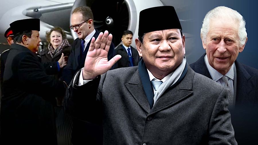 Presiden Prabowo ke Inggris Tandatangani MoU Pembuatan Kapal, Hingga Bertemu Pangeran Charles. (Foto: Diolah dari Berbagai Sumber)
