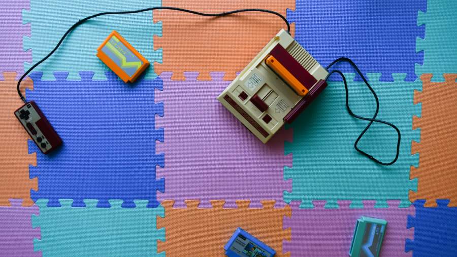 Ilustrasi industri video game online. Bloomberg