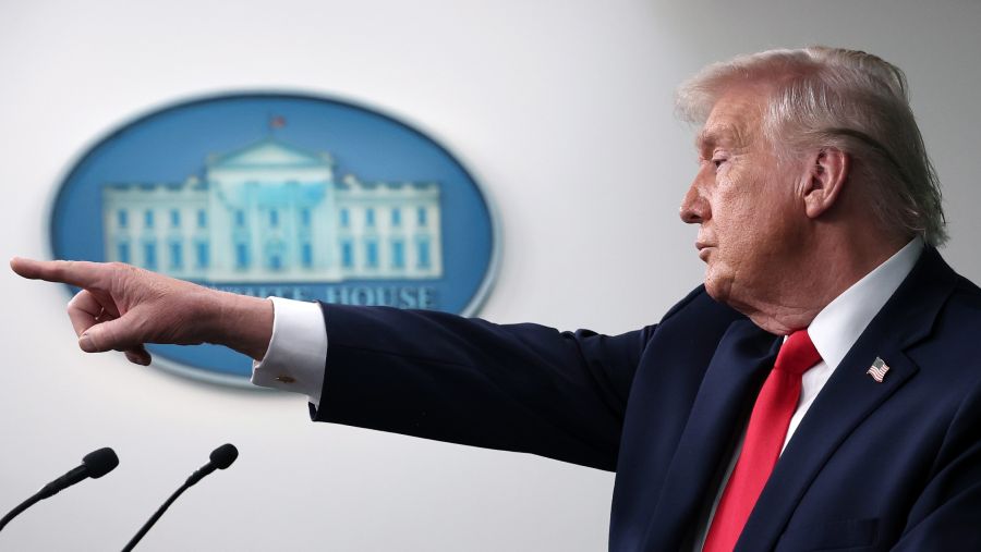 Presiden Donald Trump. (Bloomberg)