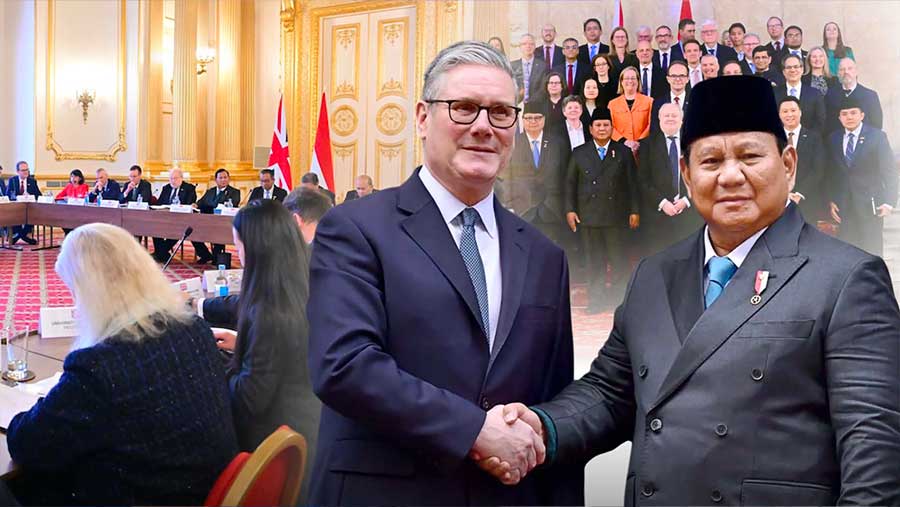 Prabowo ke Inggris, Sebut Kemitraan Indonesia-Inggris akan Menguntungkan. (Diolah dari Berbagai Sumber)