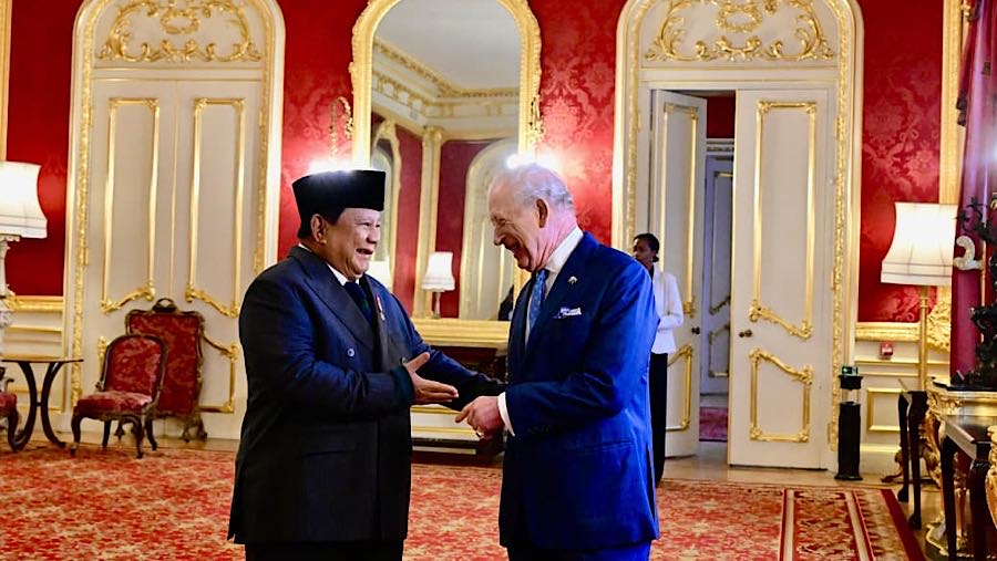 Presiden Prabowo Subianto dan Raja Charles III. (Dok BPMI)