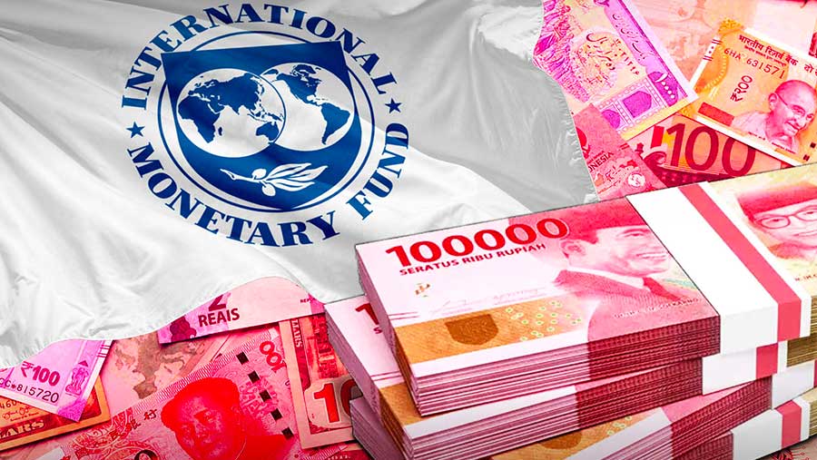 IMF Prediksi Ekonomi Indonesia 2026 Tumbuh 5,1%, Waspada Risiko Global. (Diolah dari Berbagai Sumber)