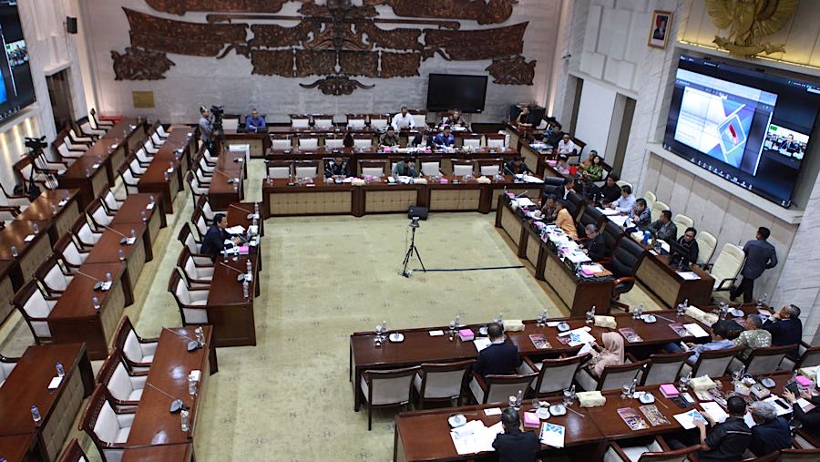 Tommy mengatakan ingin memperkuat sinergi kebijakan antara fiskal dan moneter jika terpilih menjadi Deputi Gubernur BI. (Bloomberg Technoz/Andrean)