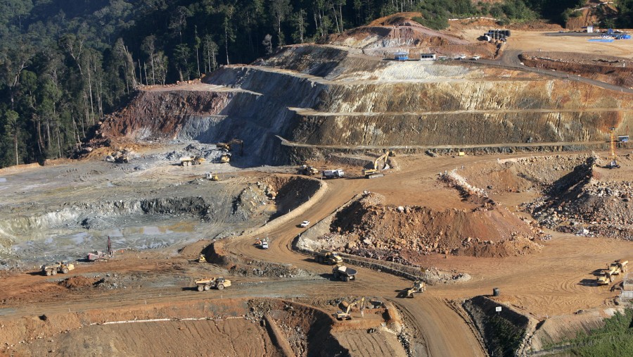 Tambang emas Martabe./Bloomberg-Dadang Tri