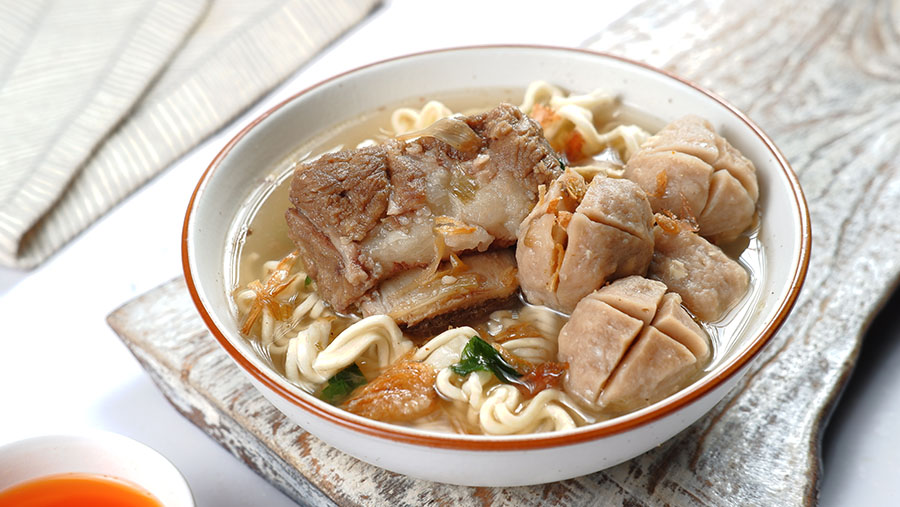 Ilustrasi Makanan Bakso (Envato)