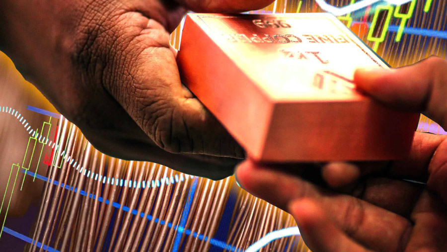 Tembaga naik, nyaris tembus US$ 14.000/ton (Diolah)