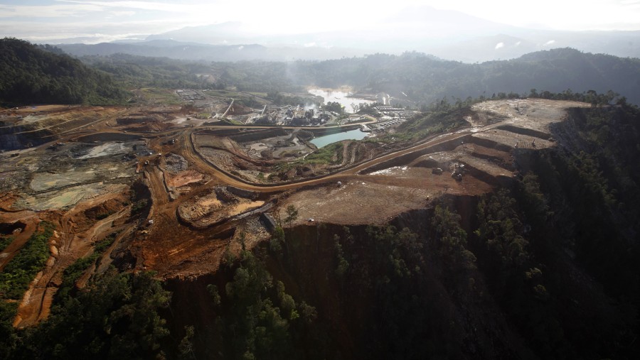 Tambang emas Martabe./Bloomberg-Dadang Tri