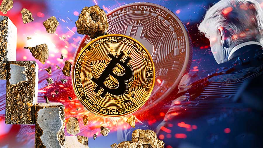 Crash, Bitcoin Turun Jadi Rp1,26 Milyar, Terendah Sejak Trump Berkuasa. (Diolah dari Berbagai Sumber)