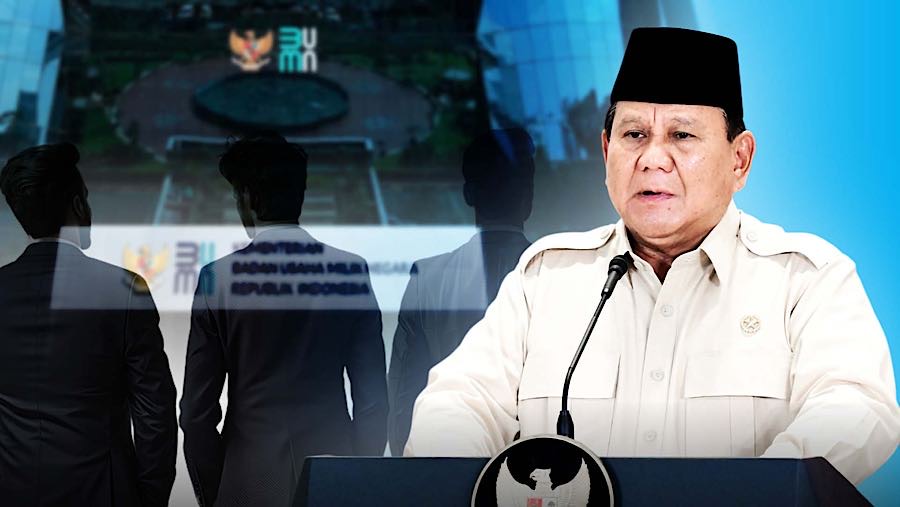 Prabowo Ancam Bos-bos BUMN Siap-siap Dipanggil Kejaksaan. (Foto: Diolah dari Berbagai Sumber)