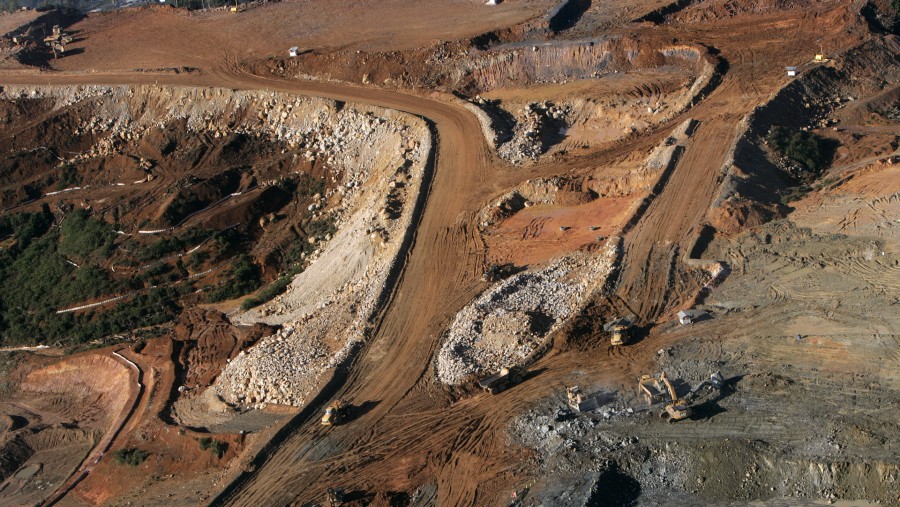 Tambang emas Martabe./Bloomberg-Dadang Tri