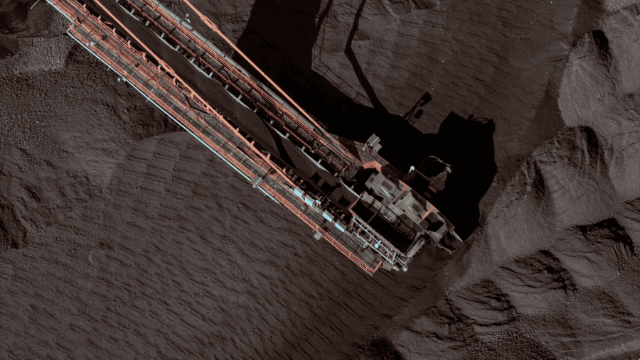 Coal stockpile./Bloomberg