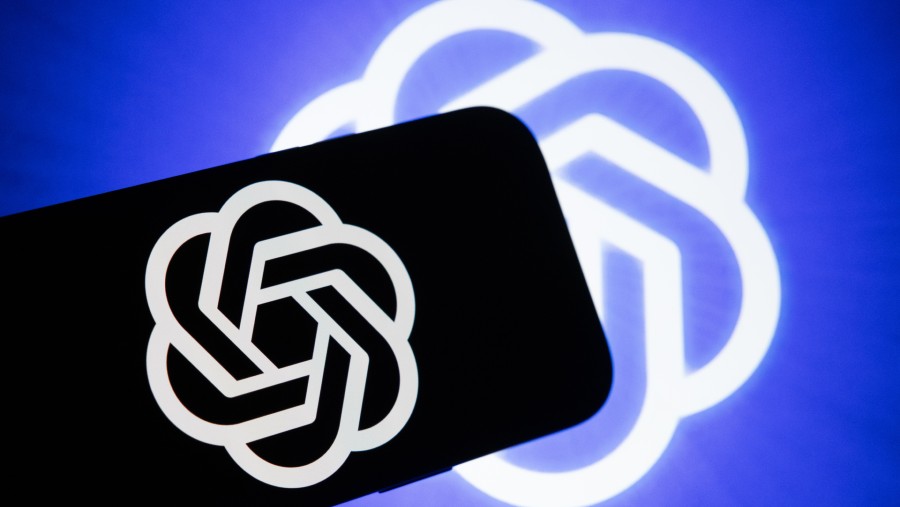 Logo ChatGPT, teknologi kecerdasan buatan genaratif milik OpenAI. Bloomberg