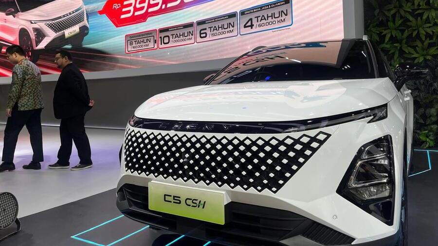 Chery Meluncurkan C5 CSH yang dibanderol Rp399 Juta di gelaran IIMS 2026, Kamis (5/2/2026) (Bloomberg Technoz/ Elisabet Lisa Listiani) 