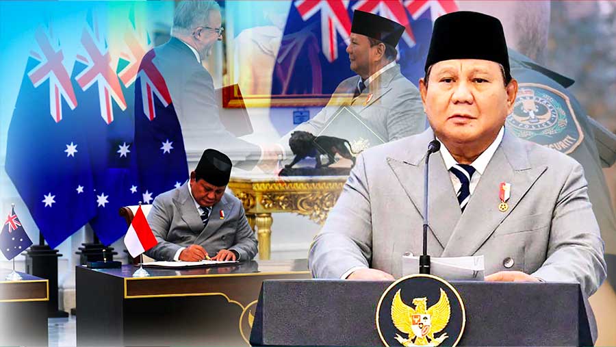 Prabowo Teken Perjanjian Keamanan dengan Australia, Itikad Baik. (Diolah dari Berbagai Sumber)