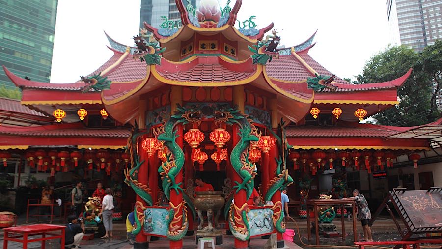 Imlek 2026 jatuh pada Selasa, 17 Februari 2026 menandai masuknya tahun 2577 Kongzili dalam kalender Lunar. (Bloomberg Technoz/Andrean Kristianto)