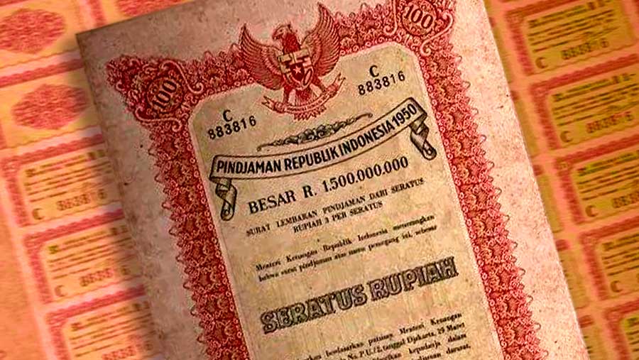 Ilustrasi surat utang (Dok. Ist)