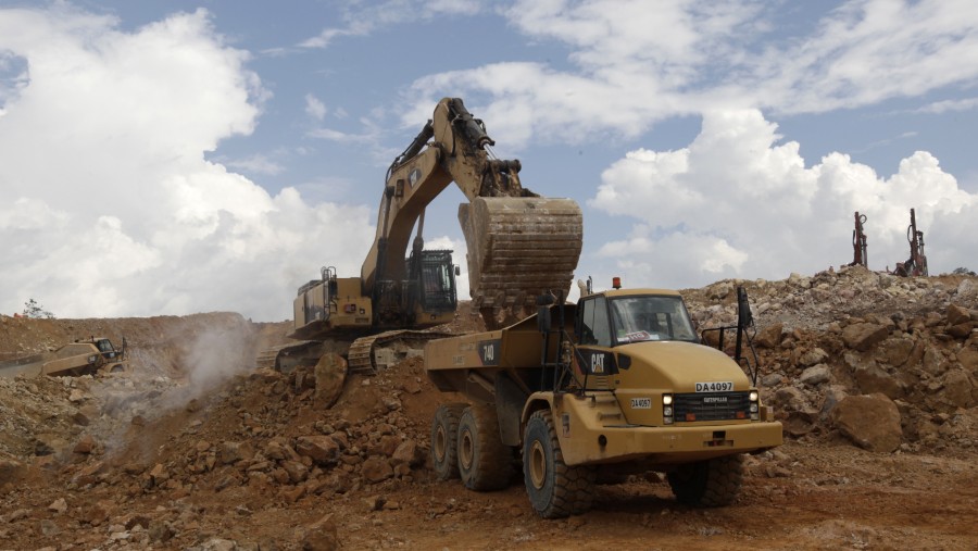 Tambang emas Martabe./Bloomberg-Dadang Tri