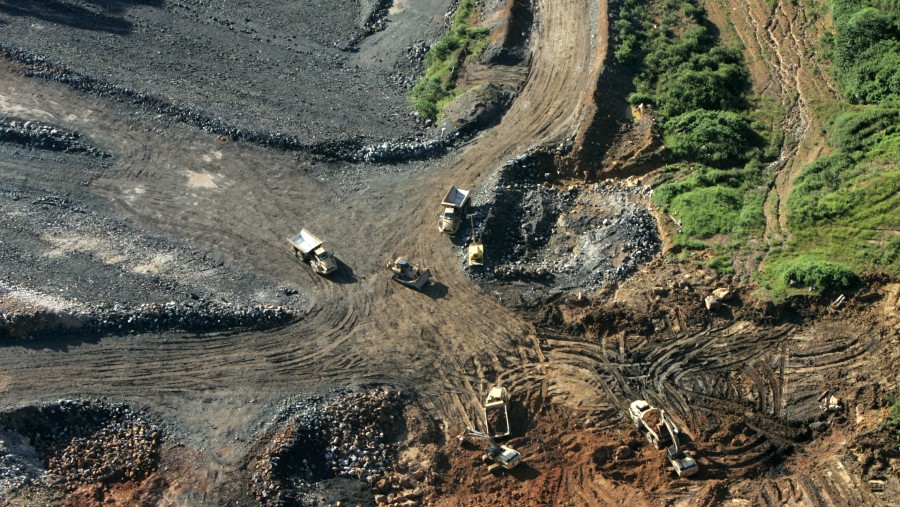 Tambang emas Martabe./Bloomberg-Dadang Tri
