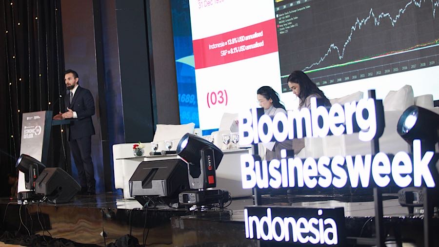 Senior Partner Wealth Management SGMC Capital, Mohit Mirpuri saat Bloomberg Technoz Economic Outlook 2026, Kamis (12/2/2026) (Bloomberg Technoz/Andre)