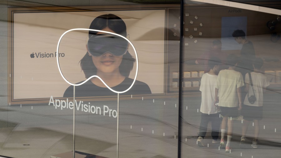 Apple Vision Pro. (Bloomberg)