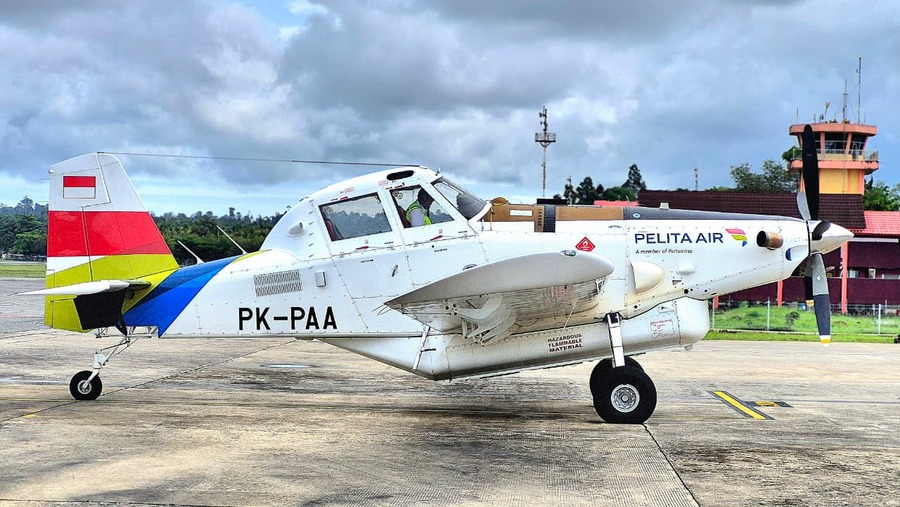Pelita Air Tractor PK-PAA (Dok. Pelita Air)
