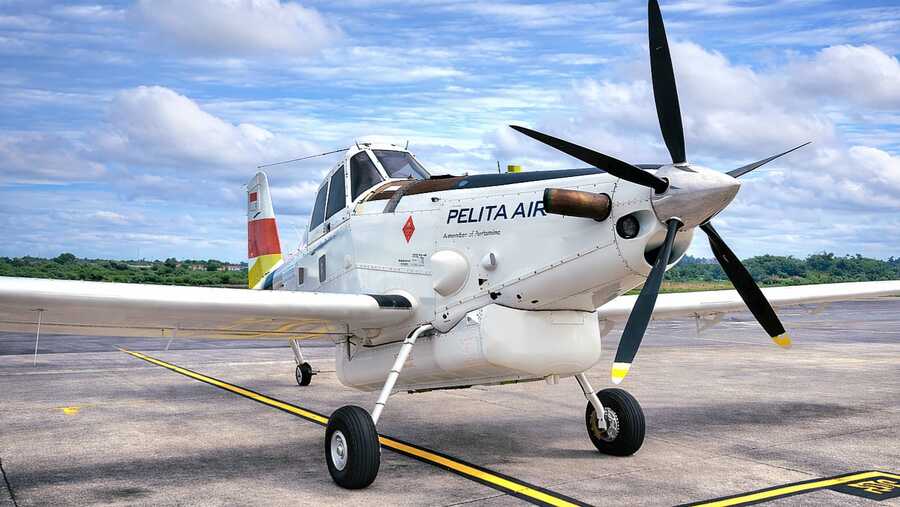 Pelita Air jenis Air Tractor AT-802 registrasi PK-PAA (Dok. Pelita Air)