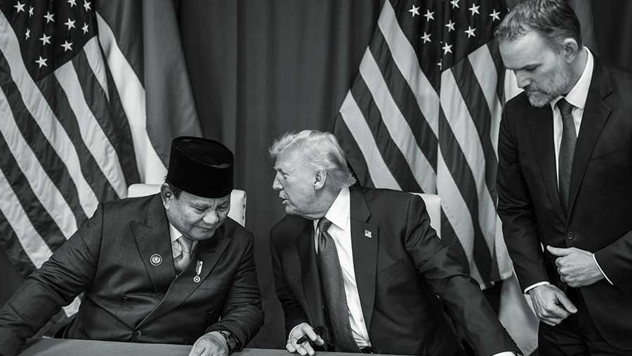 Duta Besar Greer menyatakan pengumuman Perjanjian Perdagangan Timbal Balik Presiden Trump dengan Presiden Prabowo. (Dok. USTR)